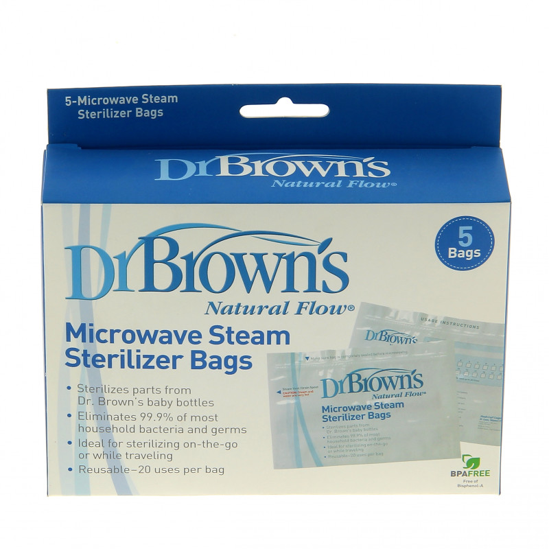 Sachets pour stérilisation au micro-ondes Dr Brown's